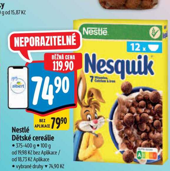 Nestlé Dětské cereálie 375-400 g