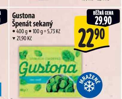 Gustona Špenát sekaný 400 g