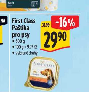 First Class Paštika pro psy 300g