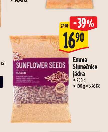   Emma Slunečnice jádra 250 g 