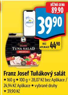 Franz Josef Tuňákový salát, 160 g