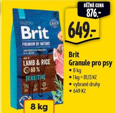 Brit Granule pro psy, 8 kg 