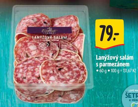 Lanýžový salám s parmezánem, 60 g