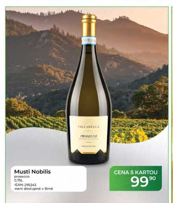 Musti Nobilis prosecco 0,75L 