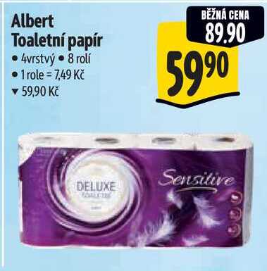 Albert Toaletní papír, 8 rolí