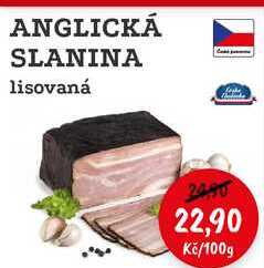ANGLICKÁ SLANINA lisovaná 100g 