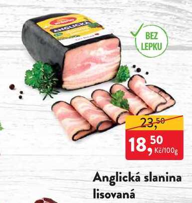 Anglická slanina lisovaná 100g