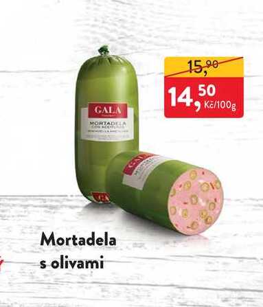Mortadela s olivami 100g