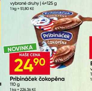 Pribináček čokopěna 110 g