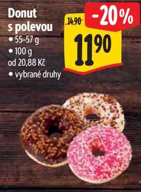 Donut s polevou, 55-57 g