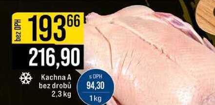 Kachna A bez drobů 2,3 kg 