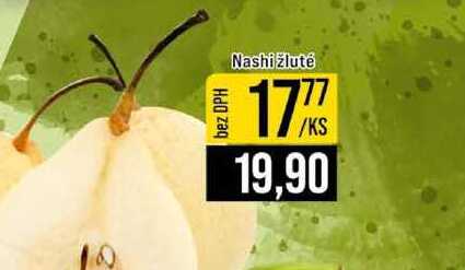 Nashi žluté 1kg