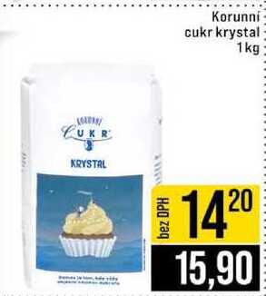 Korunní cukr krystal 1kg