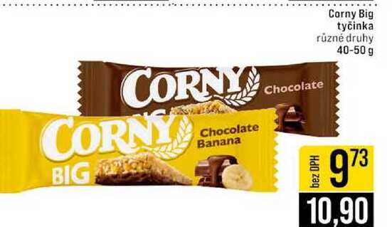 Corny Big tyčinka různé druhy 40-50 g