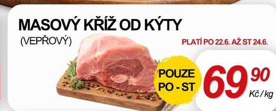 MASOVÝ KŘÍŽ OD KÝTY (VEPŘOVÝ), 1 kg