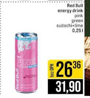 Red Bull energy drink pink green sudachi+lime 0,25l