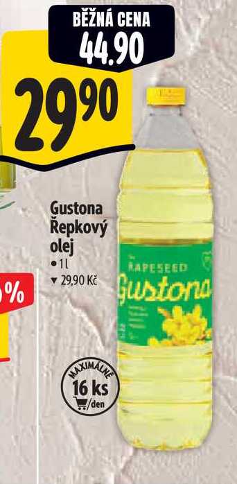 Gustona Řepkový olej, 1 l
