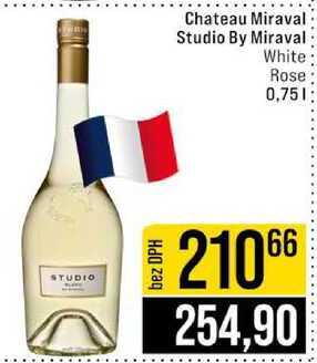 Chateau Miraval Studio By Miraval White Rose 0,75l