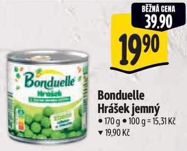 Bonduelle Hrášek jemný, 170 g  