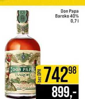Don Papa Baroko 40% 0,7l