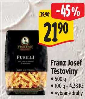 Franz Josef Těstoviny, 500 g