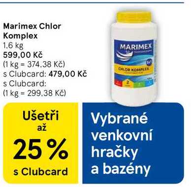 Marimex Chlor Komplex, 1.6 kg