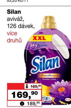 Silan aviváž, 126 dávek
