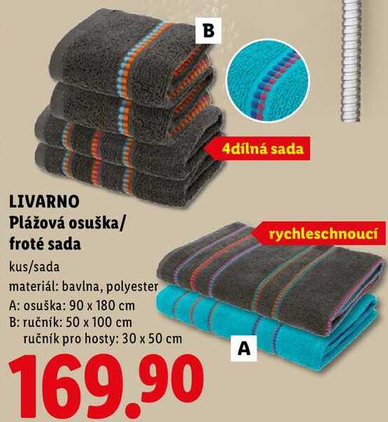 LIVARNO Plážová osuška/froté