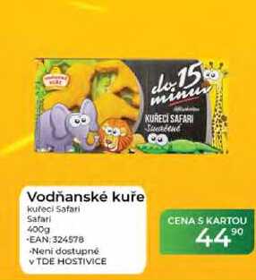 Vodňanské kuře kuřecí Safari Safari 400g