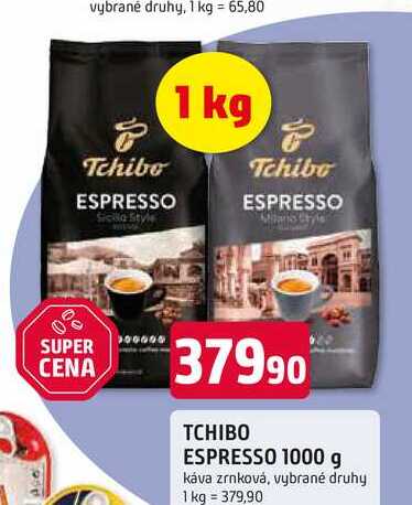 TCHIBO ESPRESSO 1000 g káva zrnková