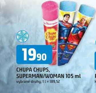 CHUPA CHUPS, SUPERMAN/WOMAN 105 ml