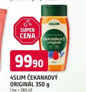 4SLIM ČEKANKOVÝ ORIGINÁL 350 g