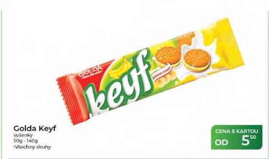 Golda Keyf sušenky 50g-140g 