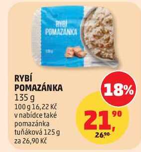 RYBÍ POMAZÁNKA, 135 g 