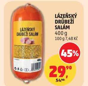 LÁZEŇSKÝ DRŮBEŽÍ SALÁM, 400g