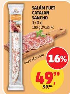 SALÁM FUET CATALAN SANCHO, 170g