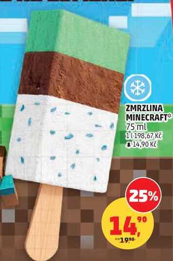 ZMRZLINA MINECRAFT, 75 ml 