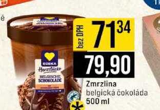 Zmrzlina belgická čokoláda 500 ml