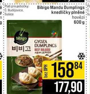 Bibigo Mandu Dumplings knedlíčky plněné hovězí 600 g 