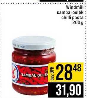 Windmill sambal oelek chilli pasta 200 g
