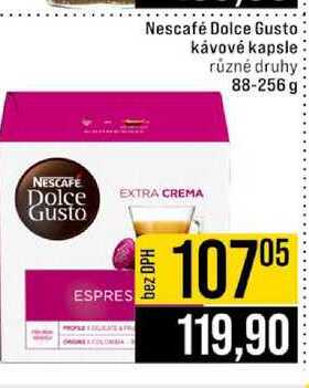 Nescafé Dolce Gusto kávové kapsle různé druhy 88-256 g