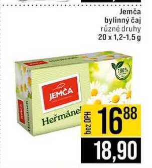 Jemča bylinný čaj různé druhy 20 x 1,2-1,5 g