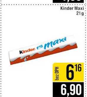 Kinder maxi 21g
