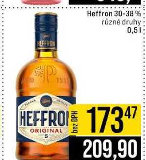 Heffron 30-38% různé druhy 0,5l