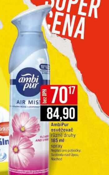 AmbiPur osvěžovač rúzně druhy 185 ml spray