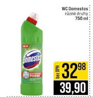 WC Domestos různé druhy 750 ml