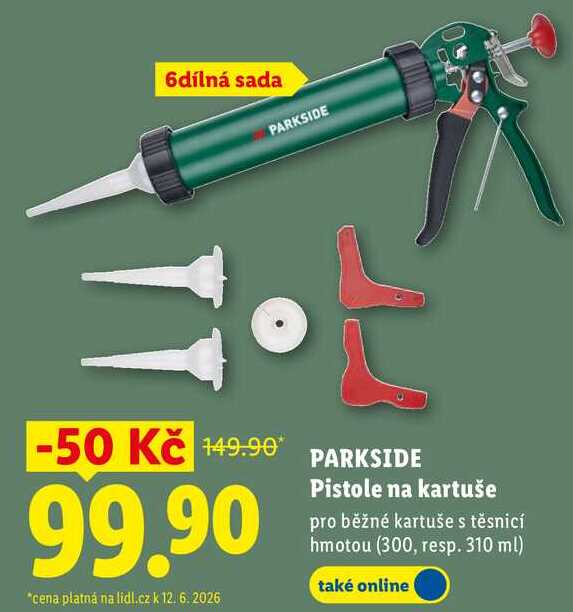 PARKSIDE Pistole na kartuše 