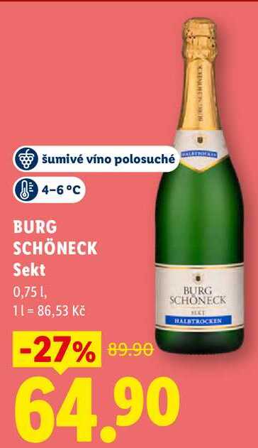 BURG SCHÖNECK Sekt, 0,75 l
