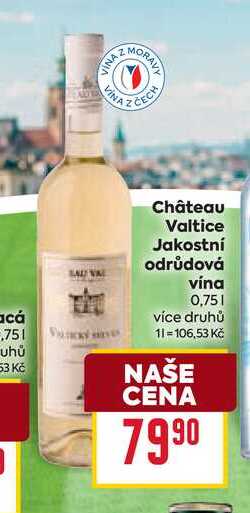 Château Valtice Jakostní odrůdová vína 0,75l
