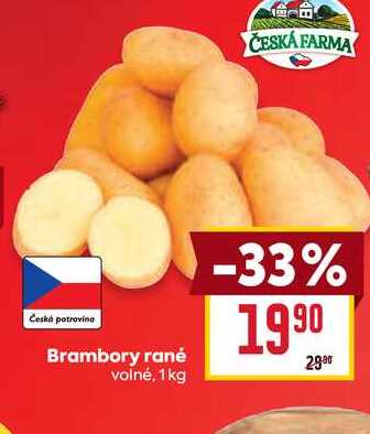 Brambory rané volné, 1kg